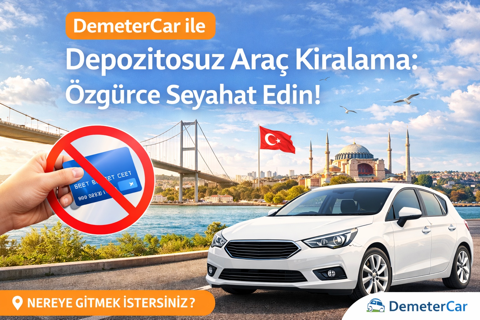 DemeterCar ile Depozitosuz Araç Kiralama: Özgürce Seyahat Edin!